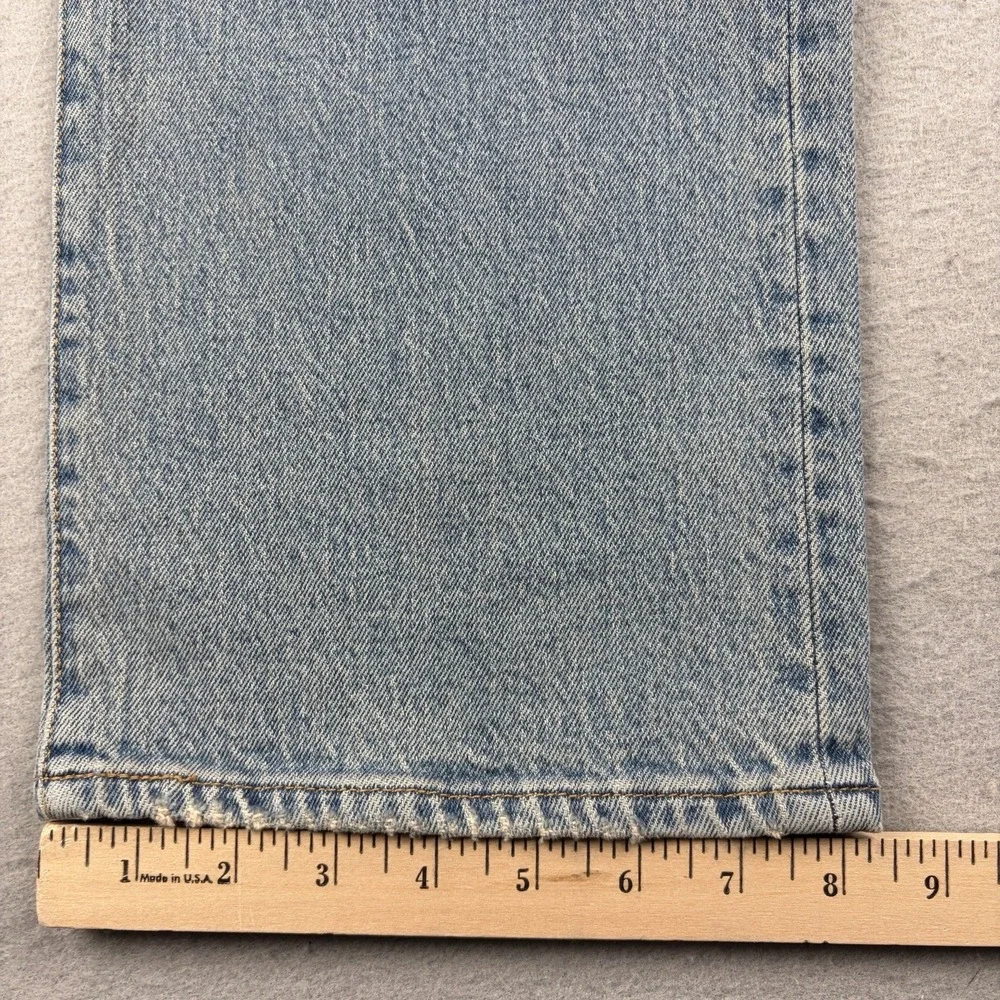 Levi's 501 Jeans Men's 36x29 Light Wash Button Fly Straight Leg